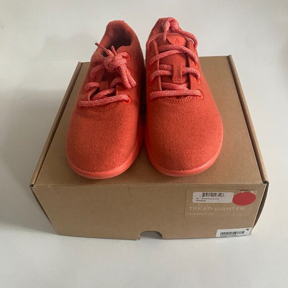 NWT Allbirds Wool Sneakers Women's Size 6 Kea Red Wool Runners Lined WRZWKRRO60 - Picture 4 of 16